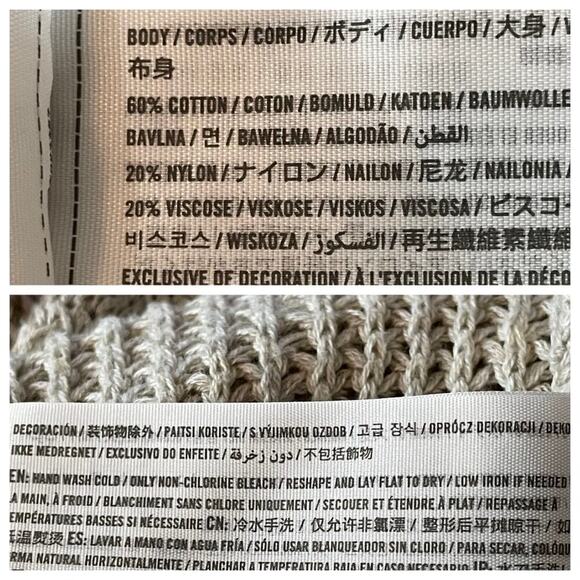 Hollister Light Gray Cropped Twist Knot Sweater Size XS - Picture 6 of 9